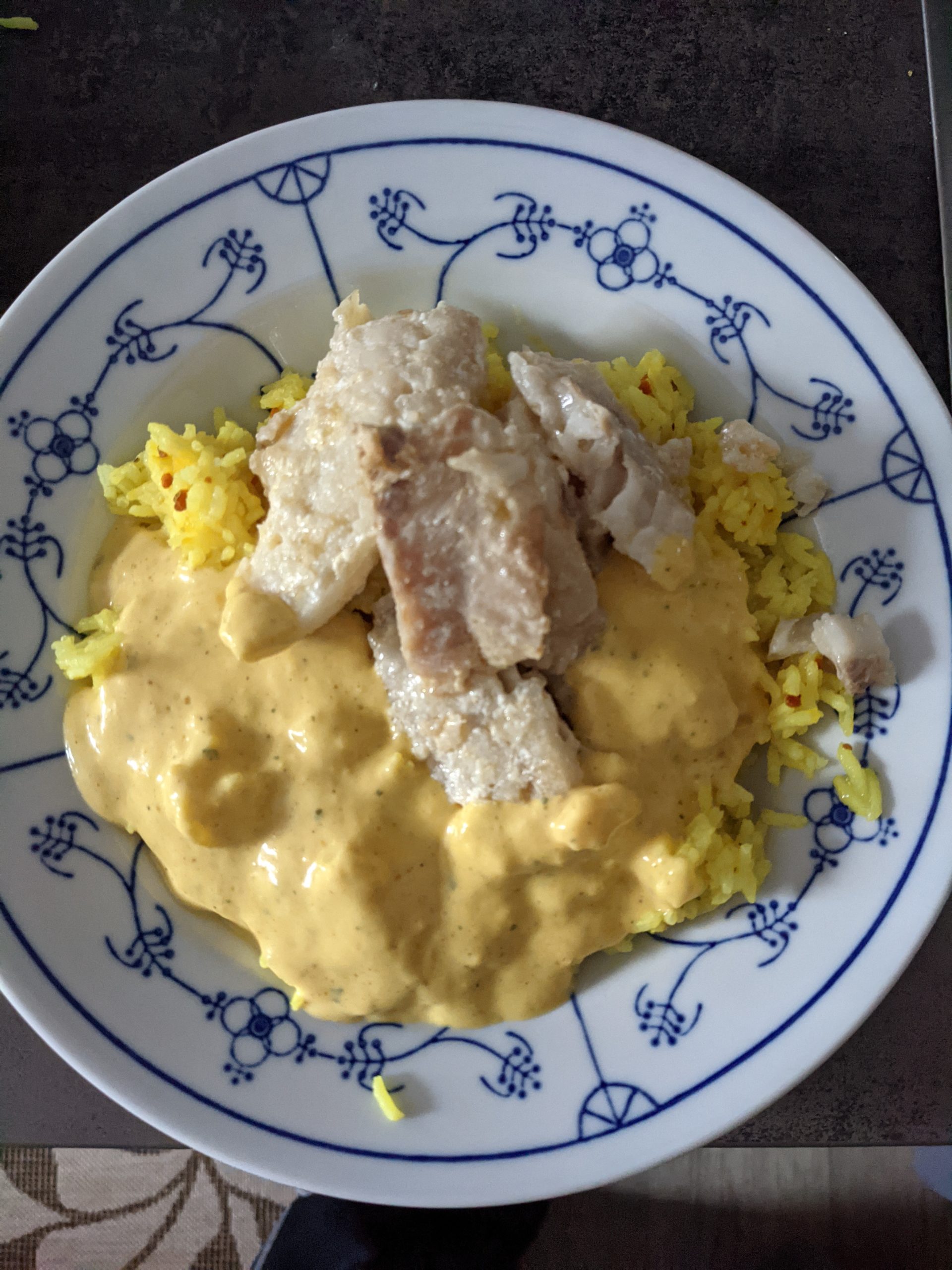 Fischfilet mit Mango-Curry-Sauce – Yummy